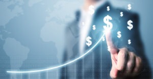 businessman-pointing-dollar-currency-icon-with-map-graph-growing-growth