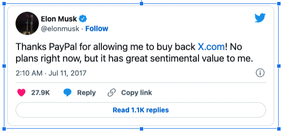 Elon Musk's Love Affair With X.com