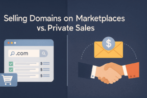 Selling Domains on Marketplaces vs. Private Sales