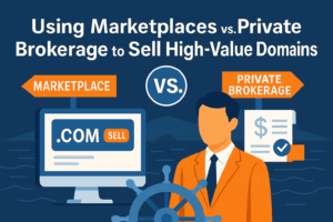 Using Marketplaces vs Private Brokerage to Sell High-Value Domains