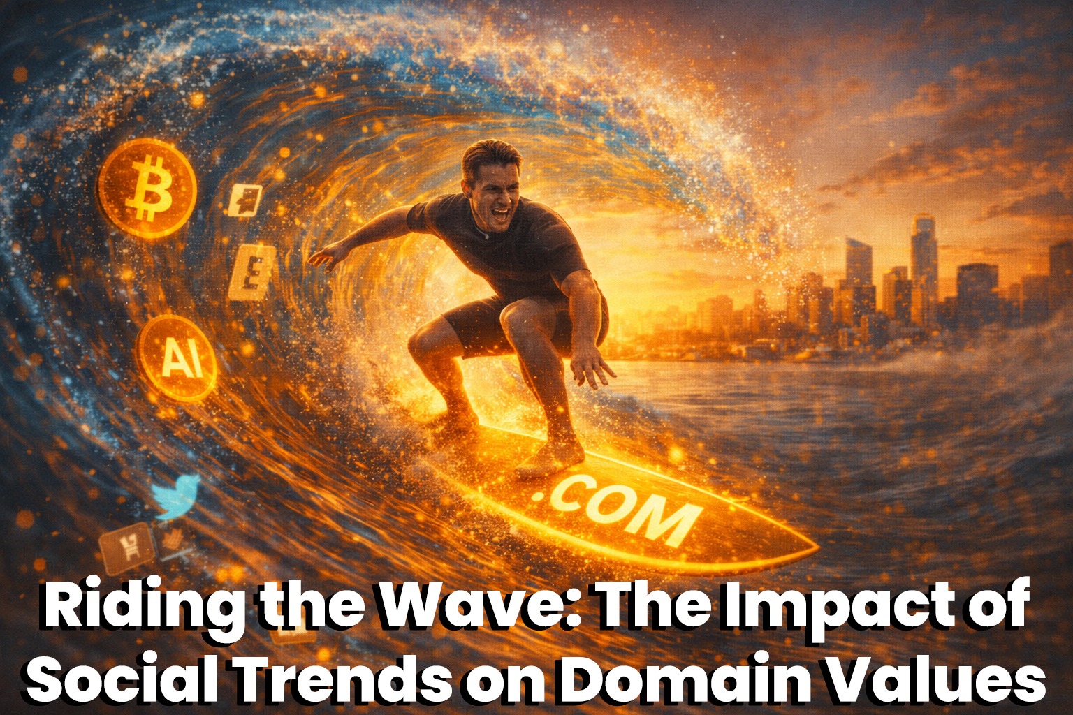 Riding the Wave: The Impact of Social Trends on Domain Values