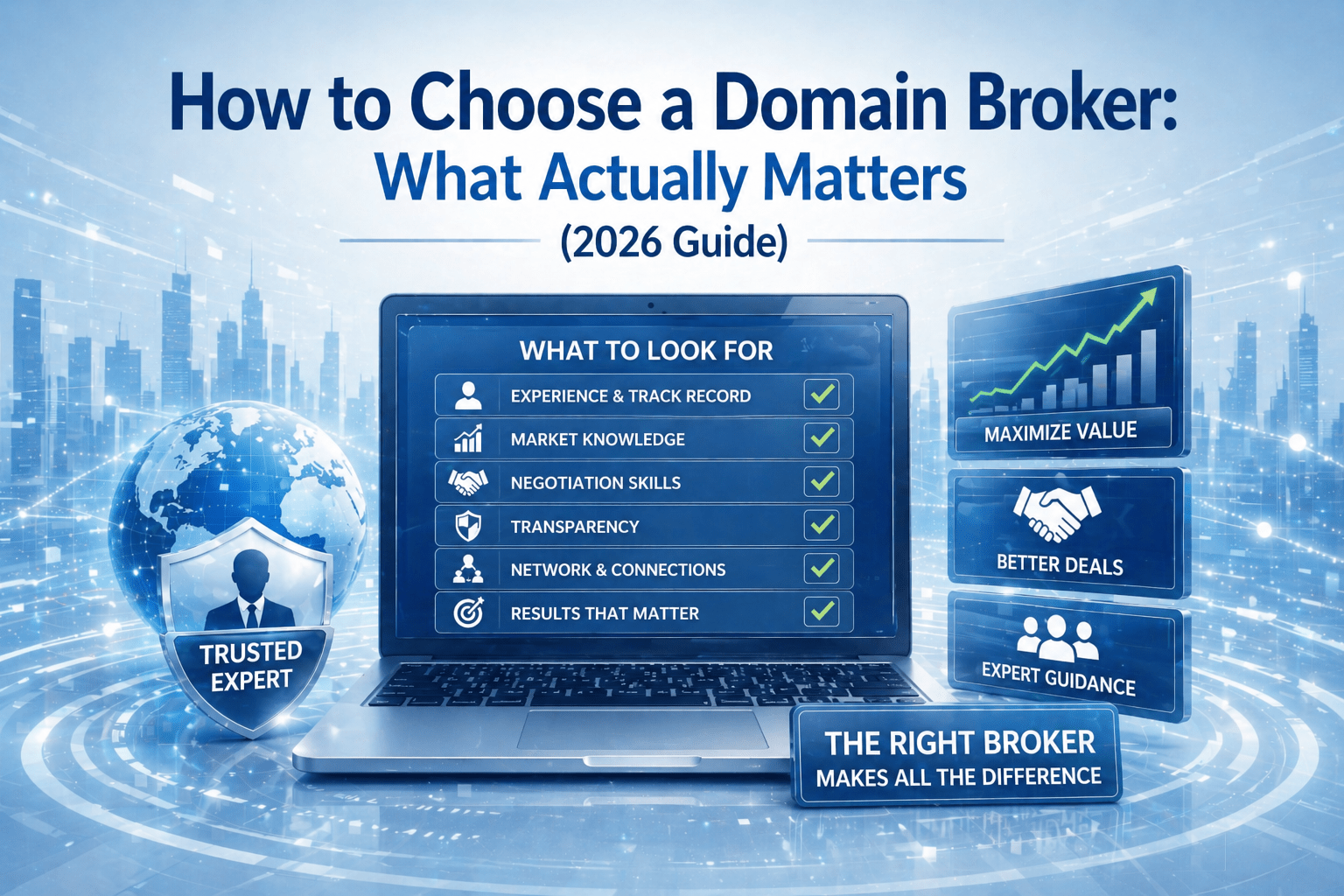 How to Choose a Domain Broker: What Actually Matters 2026 Guide