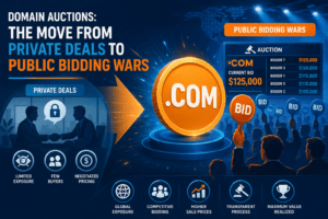 Domain Auctions The Move from Private Deals to Public Bidding Wars
